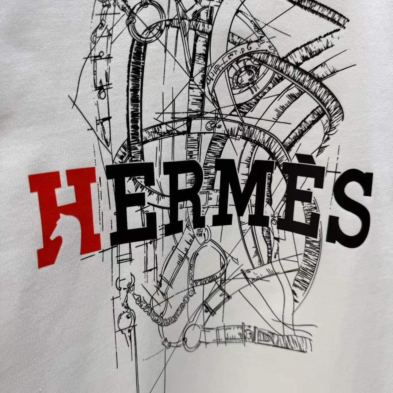 HERM* * 2026 New Arrival T logo ：Black White Yellow Bright Red Sizes：S M L XL XXL